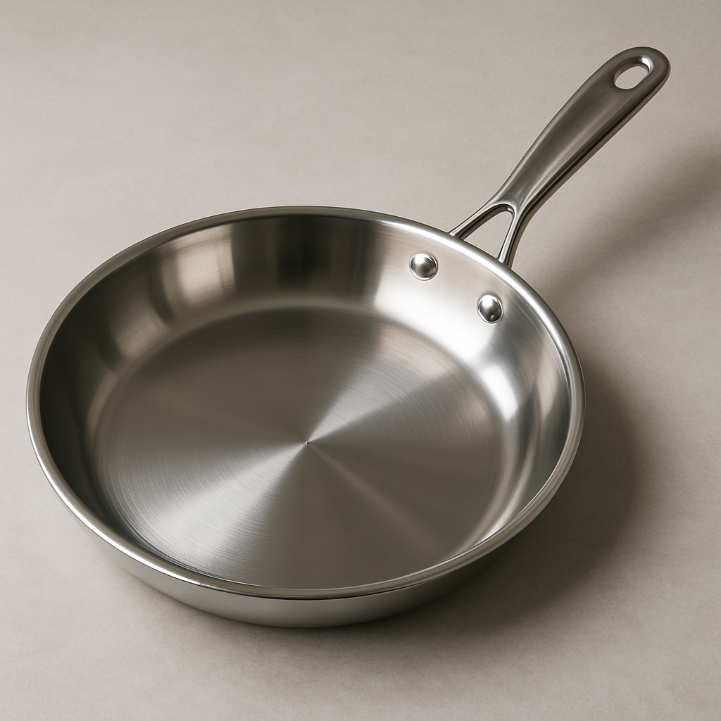How to maintain a stainless steel frying pan