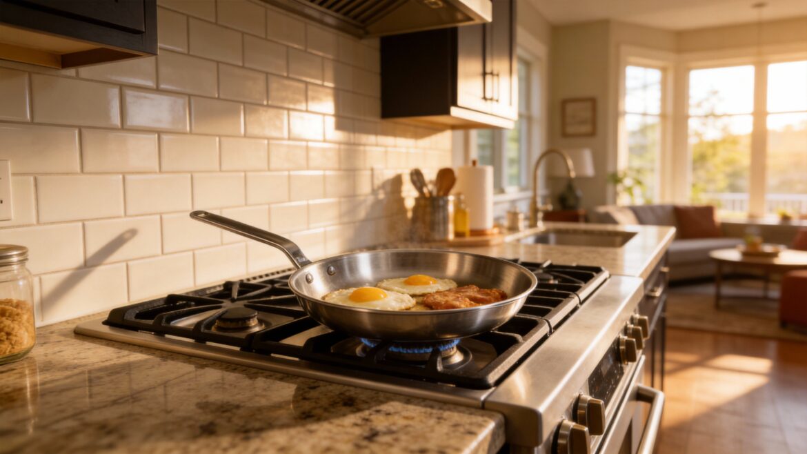 Stainless Steel Frying Pan for Camping: Durable, Lightweight Gear for Perfect Outdoor Meals