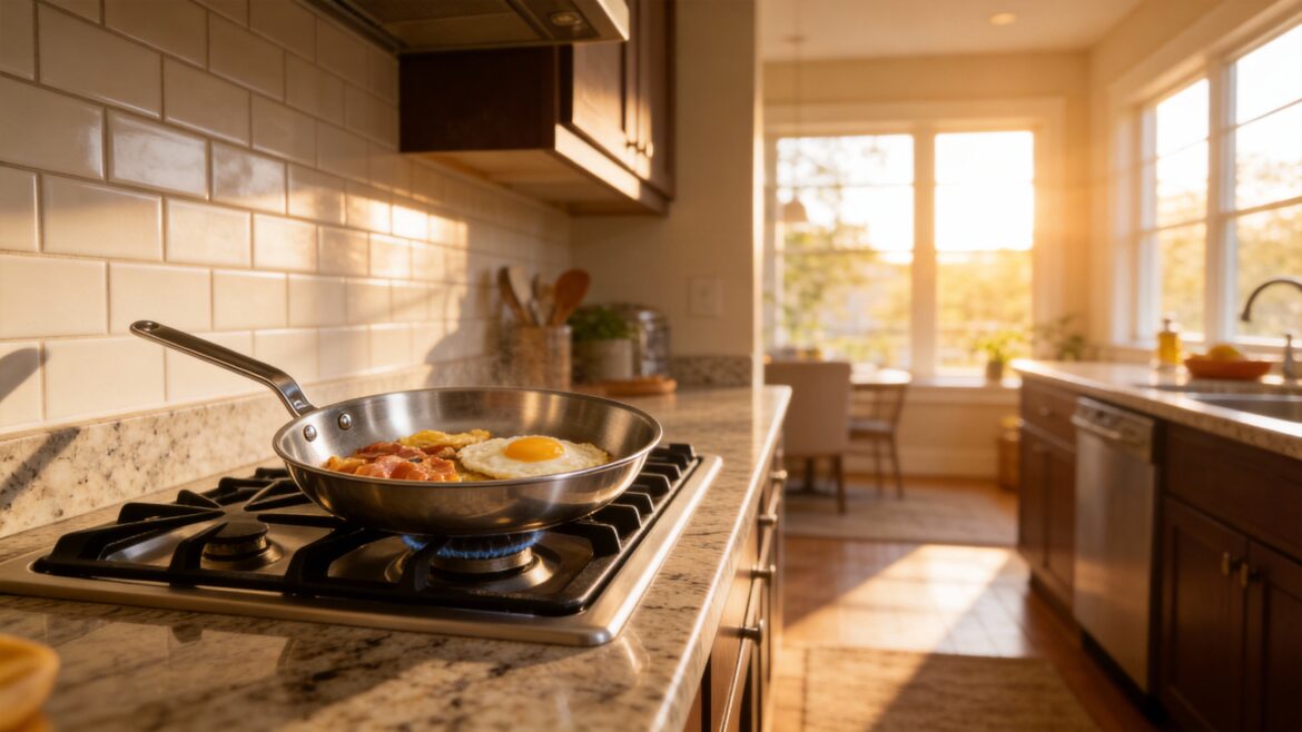 Heavy Bottom Stainless Steel Frying Pan: No More Hot Spots, Just Perfect Meals