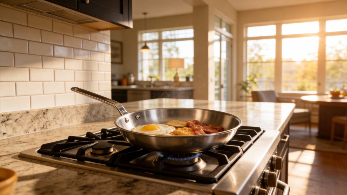 Why a Stainless Steel Frying Pan with Tempered Glass Lid Is a Kitchen Must-Have