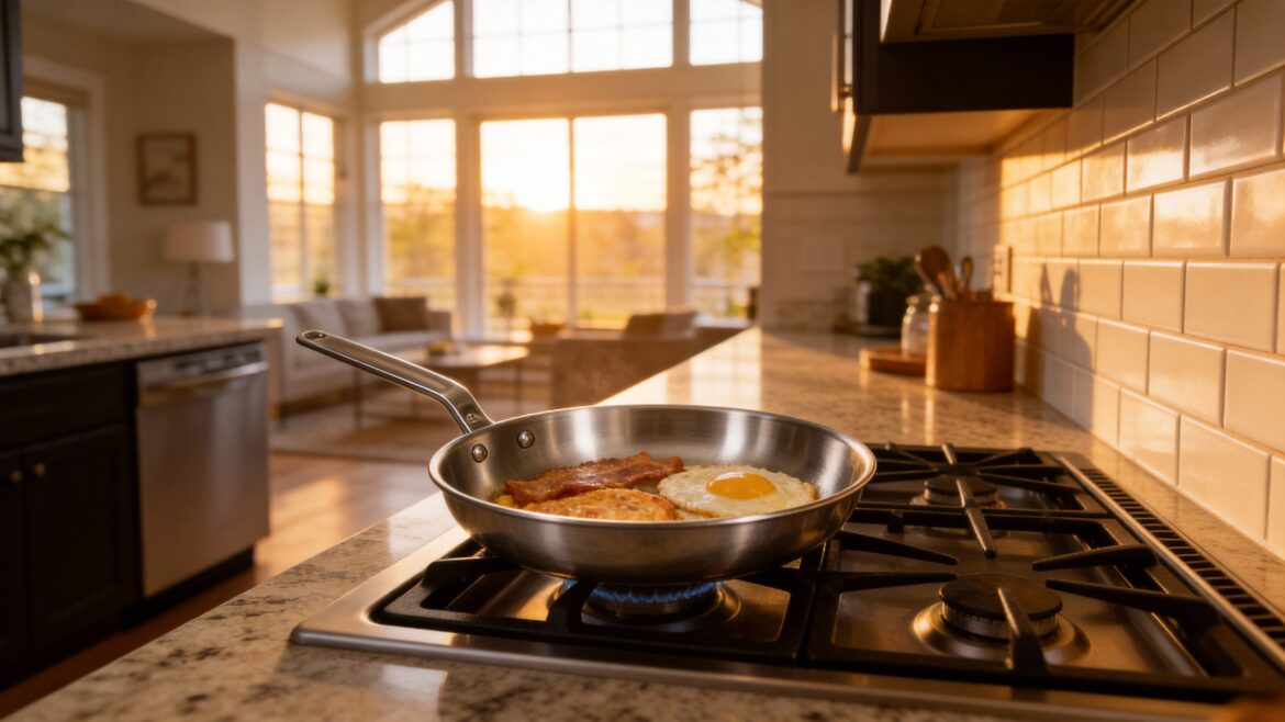 Stainless Steel Frying Pan for Gas Range: The Ultimate Upgrade for Home Cooks