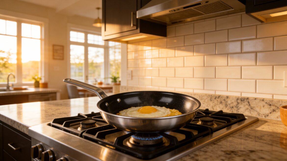 Premium Stainless Steel Frying Pan: The Durable, Versatile Pick for Home Cooks