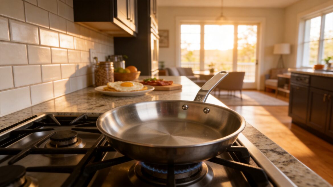 Stainless Steel Frying Pan for Making Pancakes: Flawless Flips & Golden Results Every Time