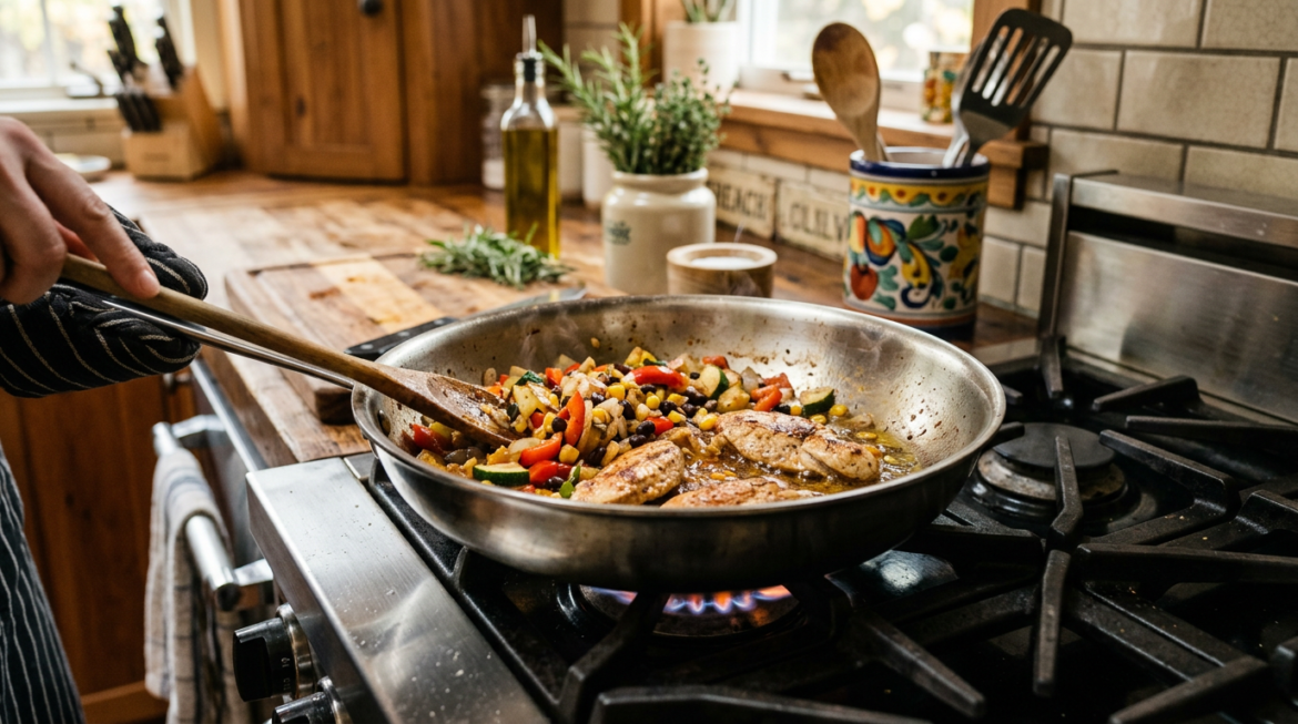 Tri Ply Stainless Steel Frying Pan: The Non-Toxic, Durable Choice for Everyday Cooking